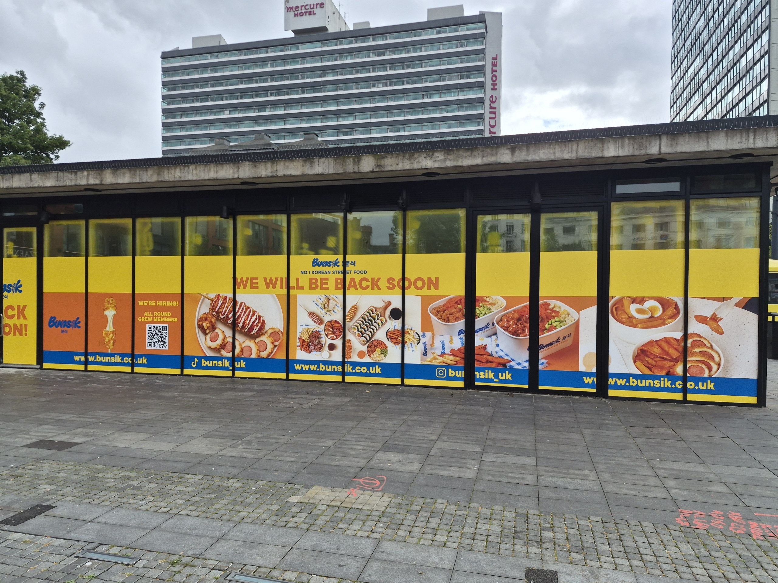 Manchester main storefront installation